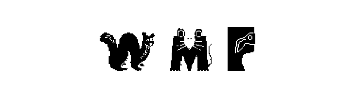 Animal Alphabet  Free Fonts Download