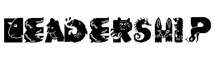 Animal Alphabet  Free Fonts Download