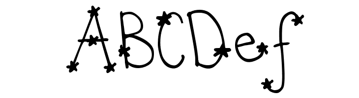 DJB  It's Full of Stars  Free Fonts Download