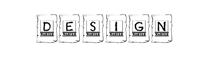 KR Wanted!  Free Fonts Download
