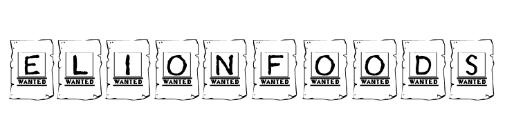 KR Wanted!  Free Fonts Download