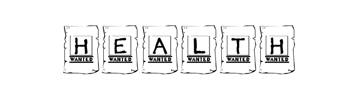 KR Wanted!  Free Fonts Download