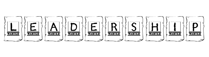 KR Wanted!  Free Fonts Download