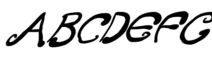 Creepy Scrawly Italic  Free Fonts Download