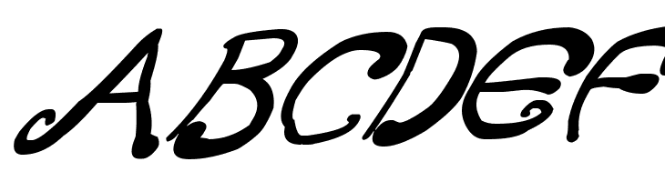 Creepy Scrawly Italic  Free Fonts Download