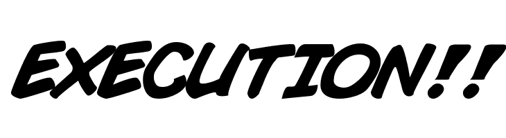 Comic Book Bold Italic  Free Fonts Download