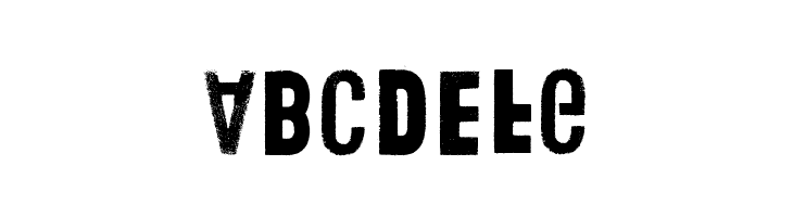 Human Error Upside Down  Free Fonts Download