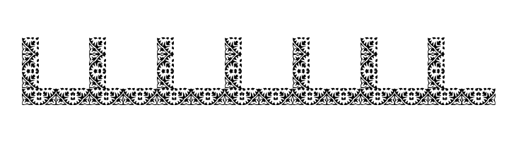 Vintage Decorative Corners 33  Free Fonts Download