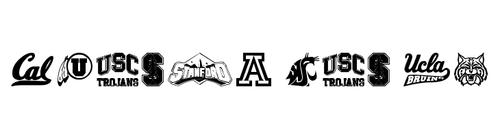 PAC-12  Free Fonts Download