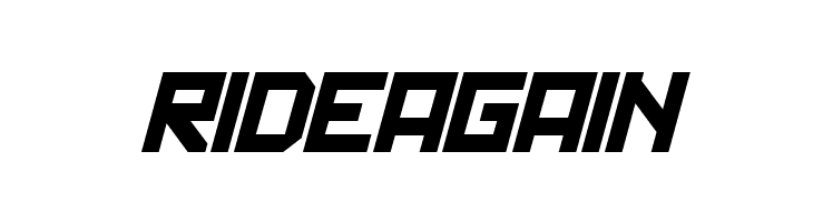 RIDEAGAIN Politik Italic Font