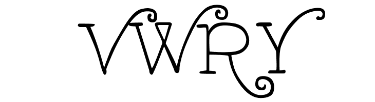 VWRY DJB Holly Berry Wonderland Font