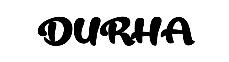 DURHA Rakoon Personal Use Font