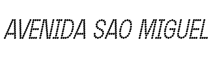 DOTCIRFUL Bold Italic  Free Fonts Download