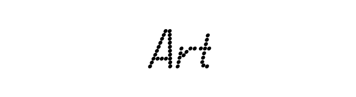 DOTCIRFUL Bold Italic  Free Fonts Download