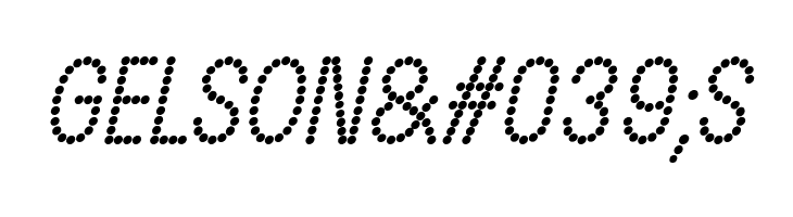 DOTCIRFUL Bold Italic  Free Fonts Download