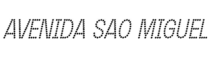 DOTCIRFUL Italic  Free Fonts Download