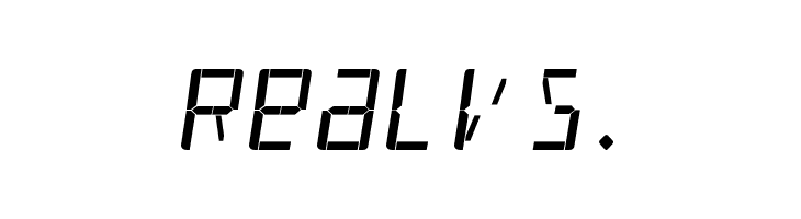 taxi meter  Free Fonts Download