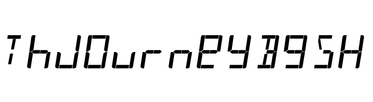 taxi meter  Free Fonts Download