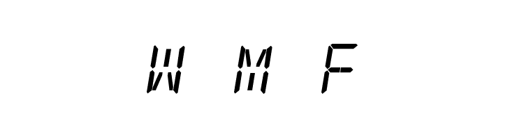 alarm clock  Free Fonts Download