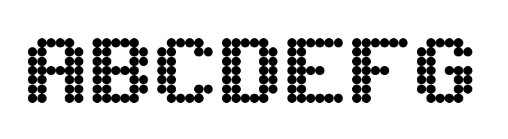 Lightdot 7x6 Regular  Free Fonts Download