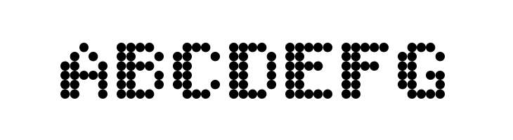 Mobitec 6x6 Regular  Free Fonts Download