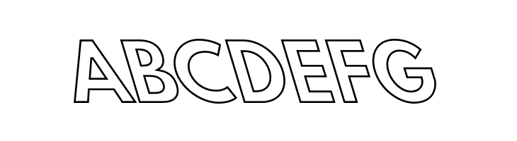 Hussar Bold Leftalic Outline  Free Fonts Download