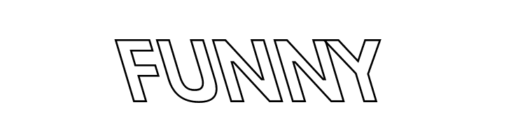 Hussar Bold Leftalic Outline  Free Fonts Download