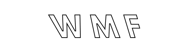 Hussar Bold Leftalic Outline  Free Fonts Download