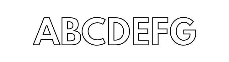 Hussar Bold Outline  Free Fonts Download