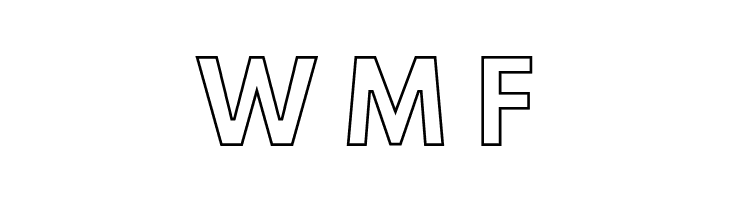 Hussar Bold Outline  Free Fonts Download