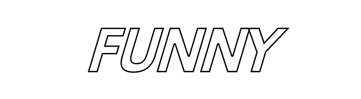 Hussar Bold Italic Outline  Free Fonts Download