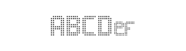 Led Bus  Free Fonts Download