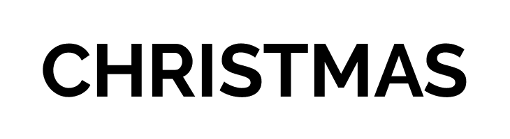 CHRISTMAS Raleway Bold Font