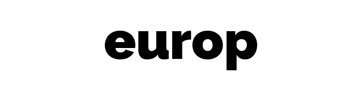 europ Raleway Heavy Font
