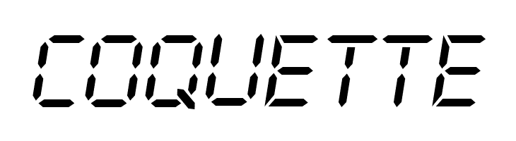 CF LCD 521 Regular  Free Fonts Download