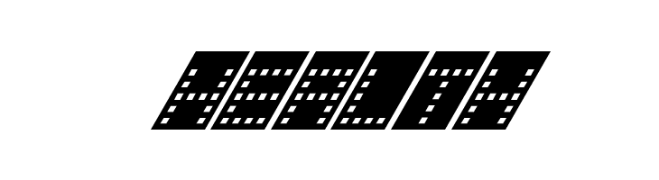 Tower Block Italic  Free Fonts Download