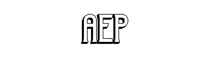 Gyneric 3D BRK  Free Fonts Download