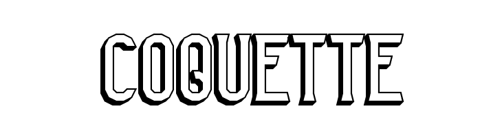 Gyneric 3D BRK  Free Fonts Download