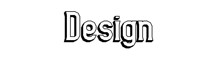 Gyneric 3D BRK  Free Fonts Download