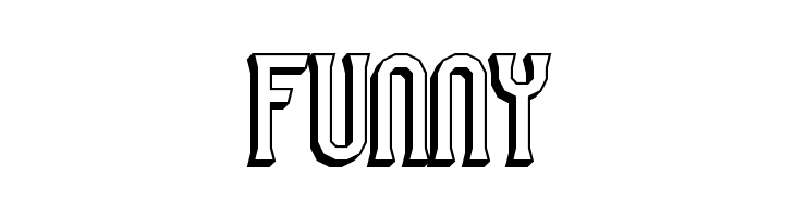 Gyneric 3D BRK  Free Fonts Download