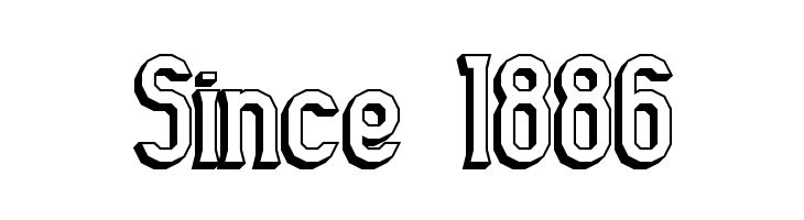 Gyneric 3D BRK  Free Fonts Download