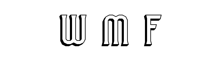 Gyneric 3D BRK  Free Fonts Download