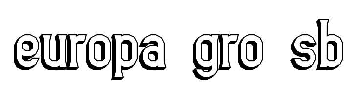 Gyneric 3D BRK  Free Fonts Download