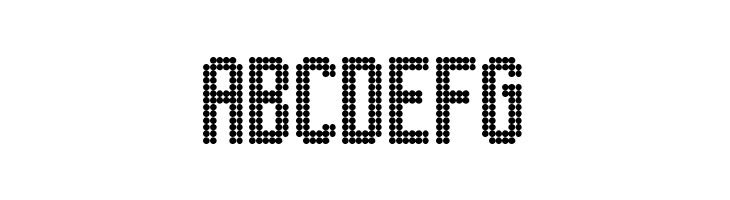 Lightdot 13x6 Regular  Free Fonts Download