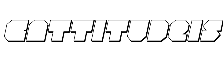 VX Rocket 3D Italic  Free Fonts Download