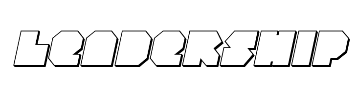 VX Rocket 3D Italic  Free Fonts Download
