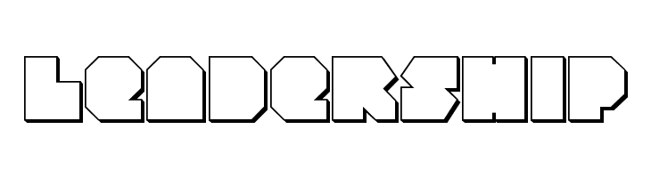 VX Rocket 3D Regular  Free Fonts Download