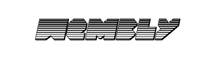 VX Rocket Chrome Italic  Free Fonts Download