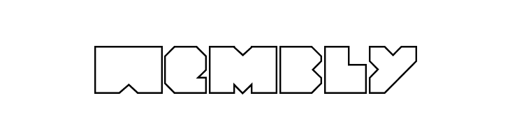 VX Rocket Outline Regular  Free Fonts Download