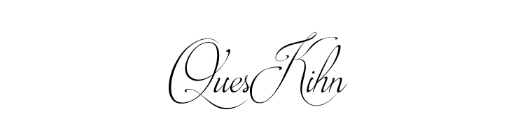 QuesKihn Brotherhood Script Font